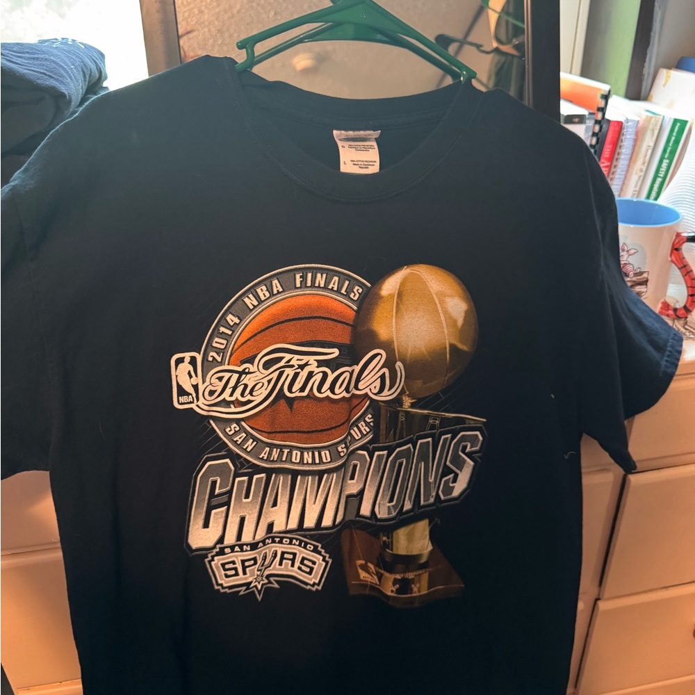 Gildan Black NBA Finals Champions Tee